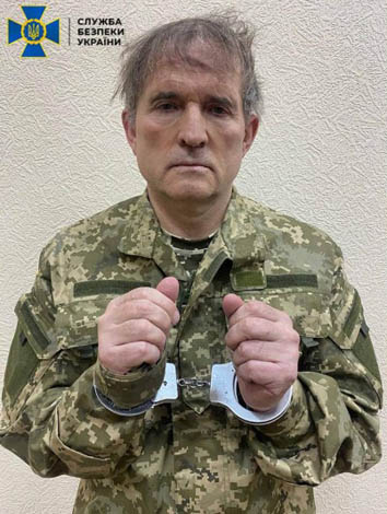 Image - Viktor Medvedchuk (arrested in April 2022).